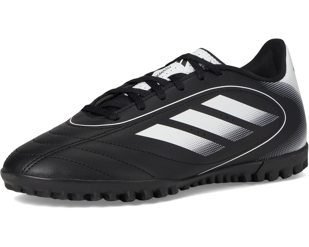 Unisex adidas Goletto IX Turf Soccer Cleats Black/White/Black