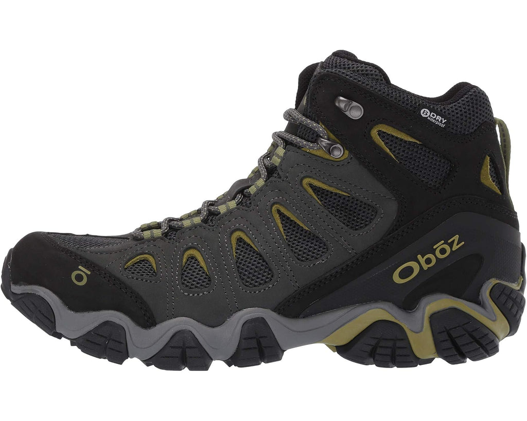 Men's Oboz Sawtooth II Mid B-Dry Dark Shadow/Woodbine Green