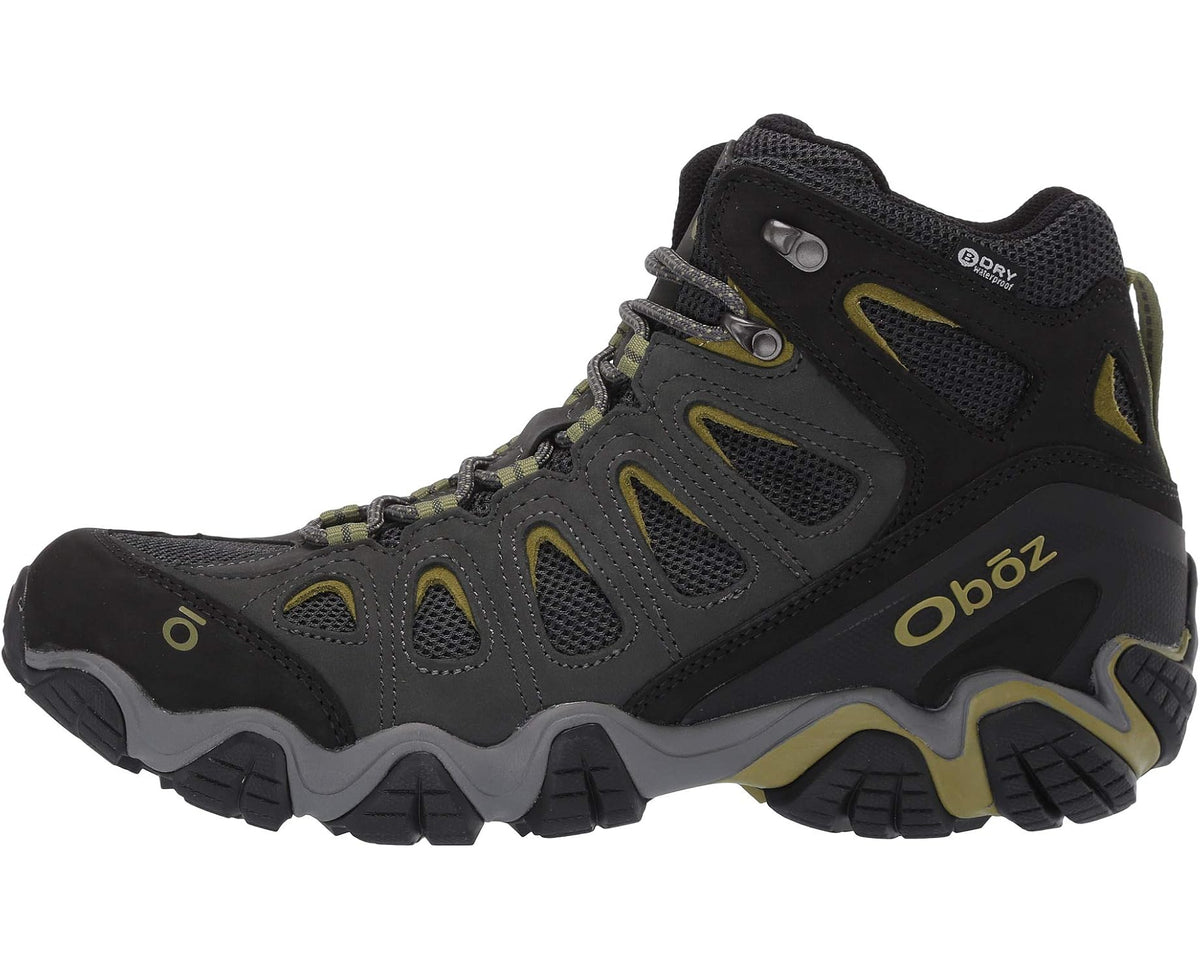 Men's Oboz Sawtooth II Mid B-Dry Dark Shadow/Woodbine Green