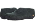 Unisex Glerups Wool Shoe Rubber Outsole Forest/Black Rubber