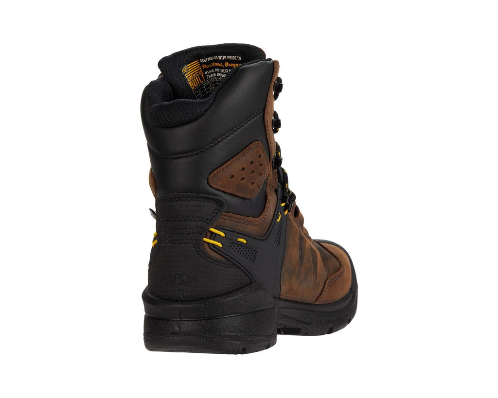 Men's KEEN Utility Dover 8 Insulated Waterproof Boot (Carbon-fiber Toe) Dark Earth/Black