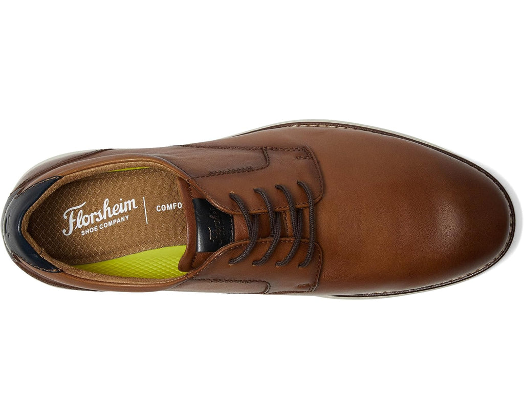 Men's Florsheim Launch Plain Toe Oxford Cognac Multi
