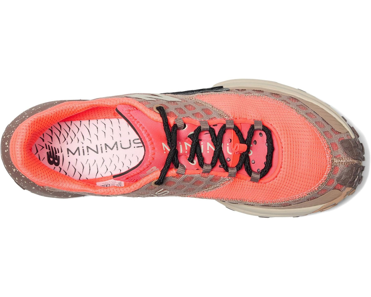 Men's New Balance Minimus Trail Urgent Red/Flat Taupe/Bisque