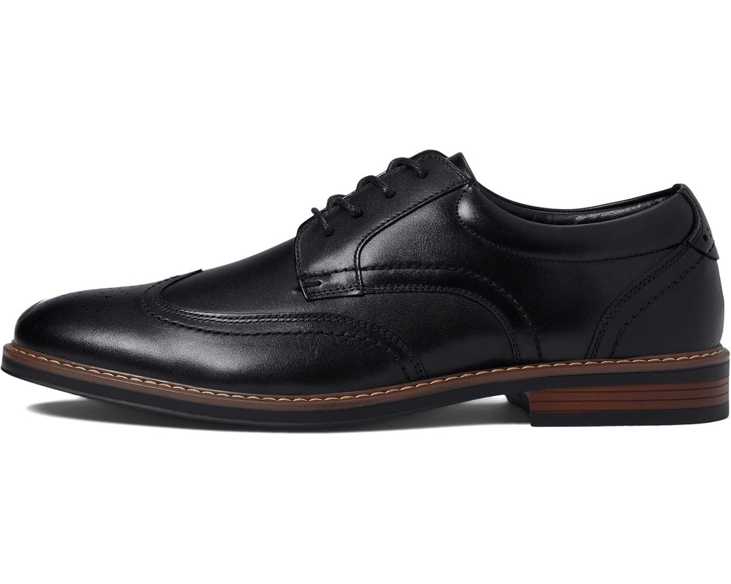 Men's Nunn Bush Centro Flex Wing Tip Oxford Black