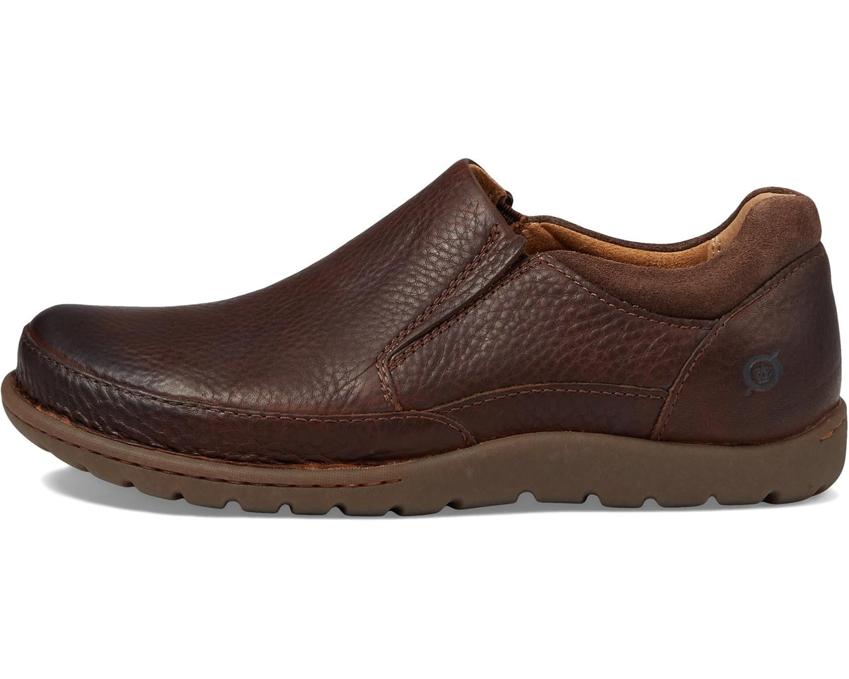 Men's Born Nigel Slip-On Brown/Dark Brown Combo