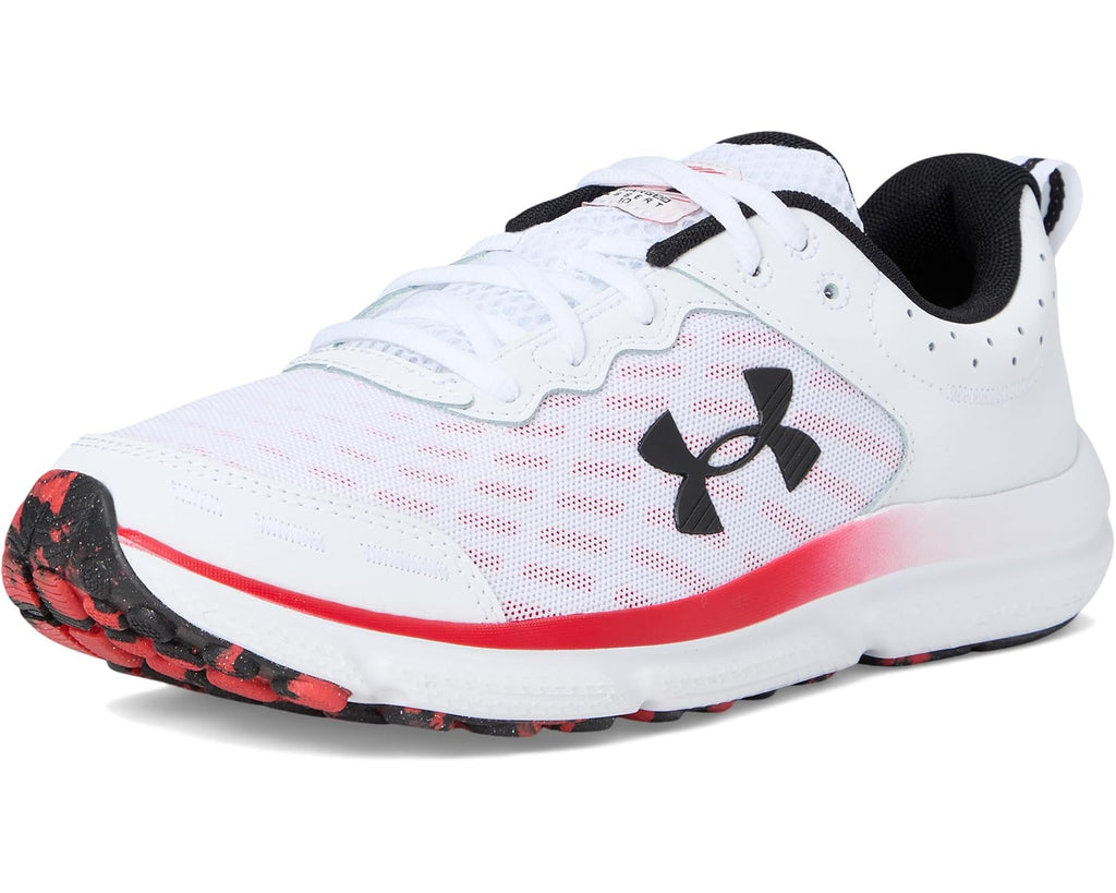 Men's Under Armour Charged Assert 10 White/Racer Red/Black