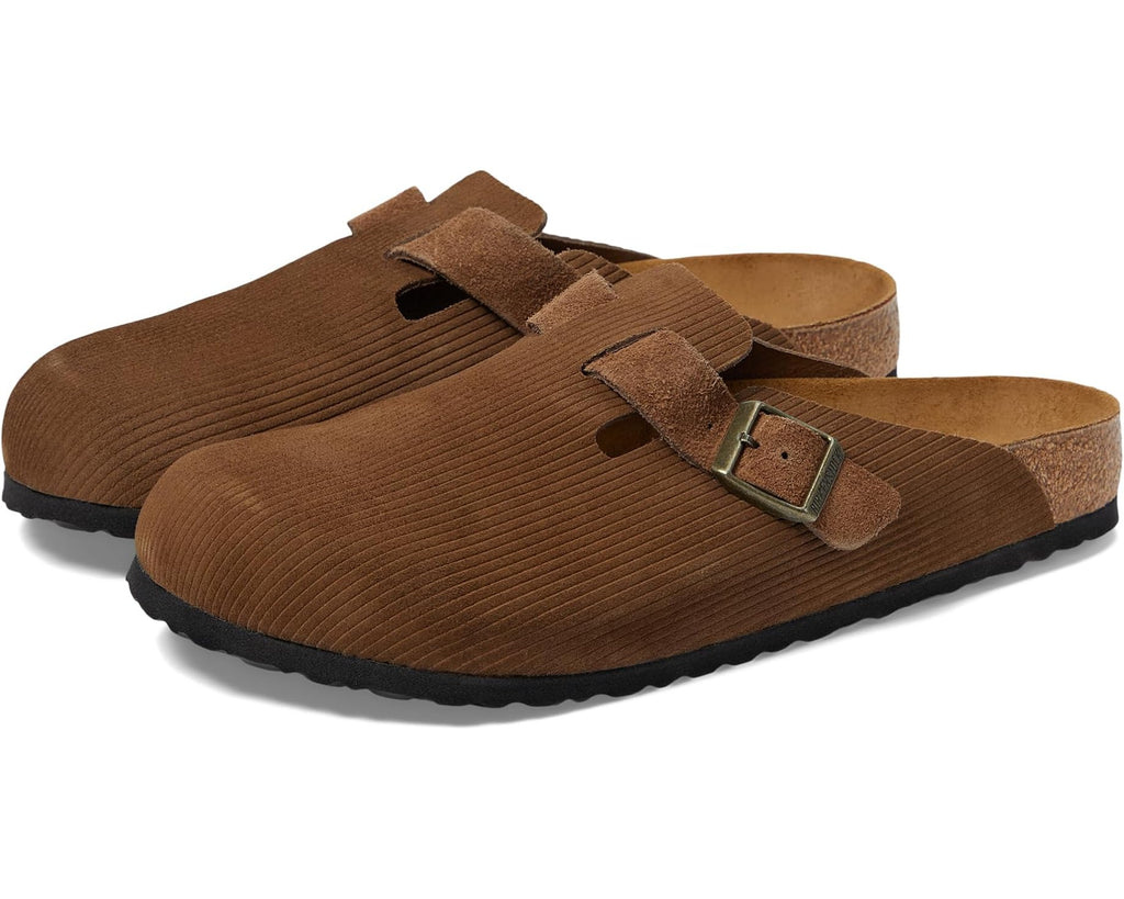 Men's Birkenstock Boston Corduroy Dark Tea