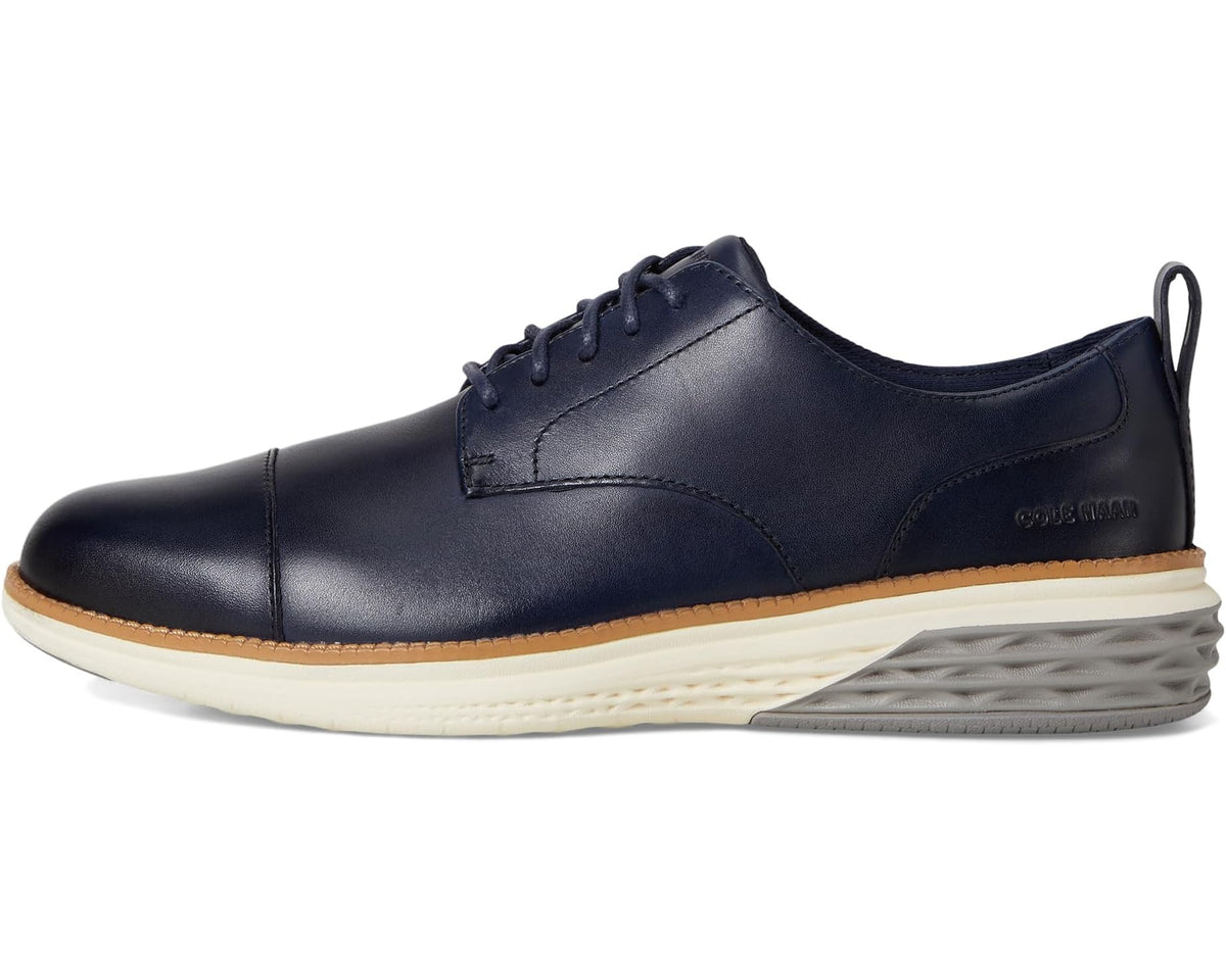 Men's Cole Haan Grand Hurrion Cap Toe Oxford Midnight Moon/Ivory/Sleet