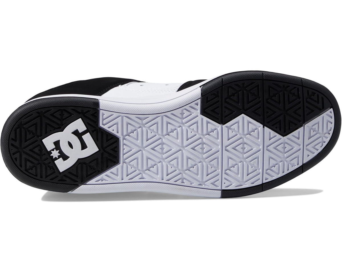 Men's DC Cure Casual Low Top Skate Shoes Sneakers White/Black/Carbon