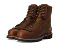 Men's Ariat Longview Shock Shield 8 Waterproof Work Boots Copper Brown