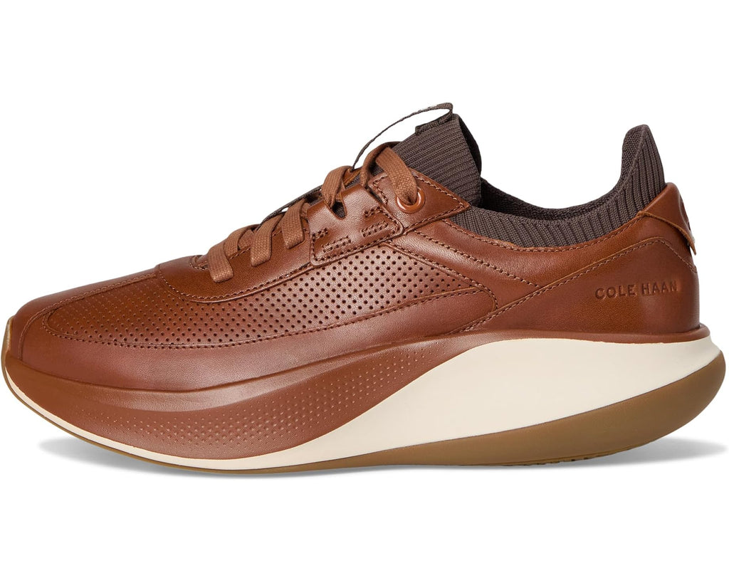 Men's Cole Haan Grandpro All Day Leather Runners Brit Tan/Dark Chocolate/Natural