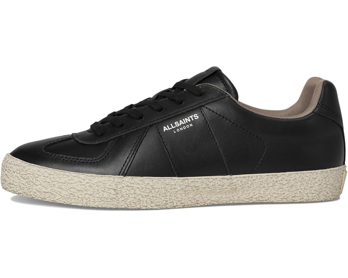 Men's AllSaints Jaimee Leather Low Top Black/White