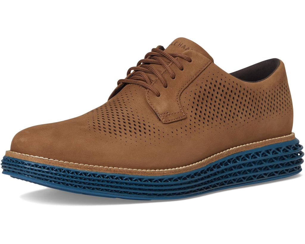 Men's Cole Haan Original Grand 2.0 Oxford Brown Nubuck/Water Resistant
