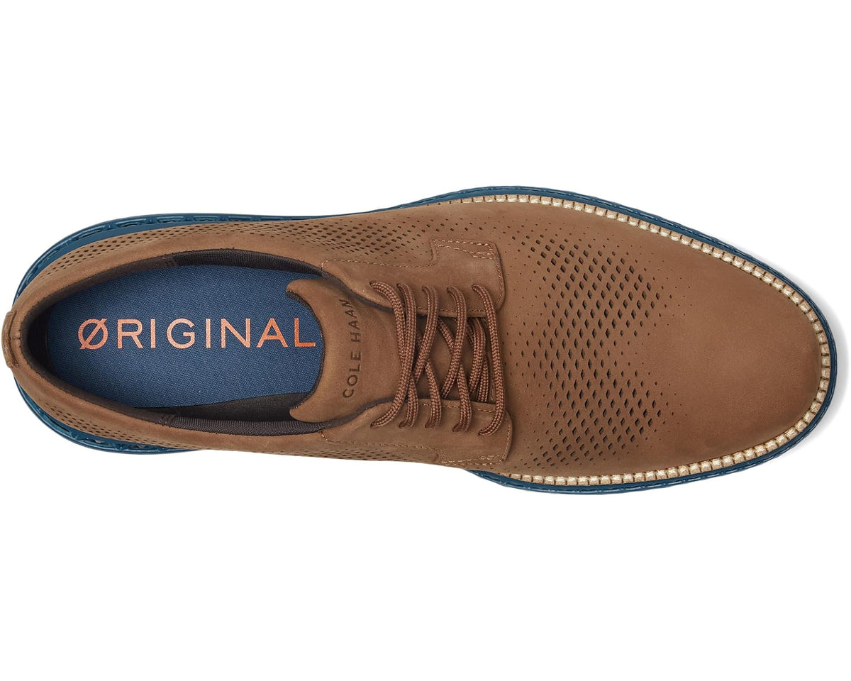Men's Cole Haan Original Grand 2.0 Oxford Brown Nubuck/Water Resistant