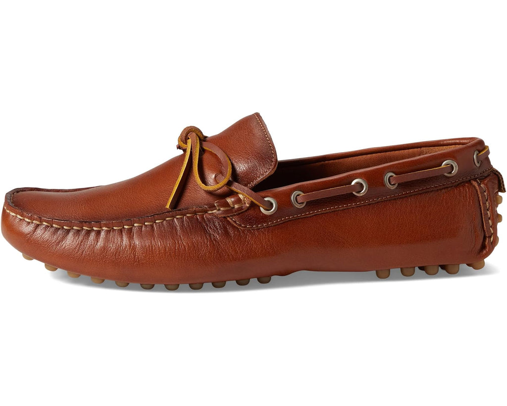 Men's johnnie-O Leather Getaway Driver Cognac