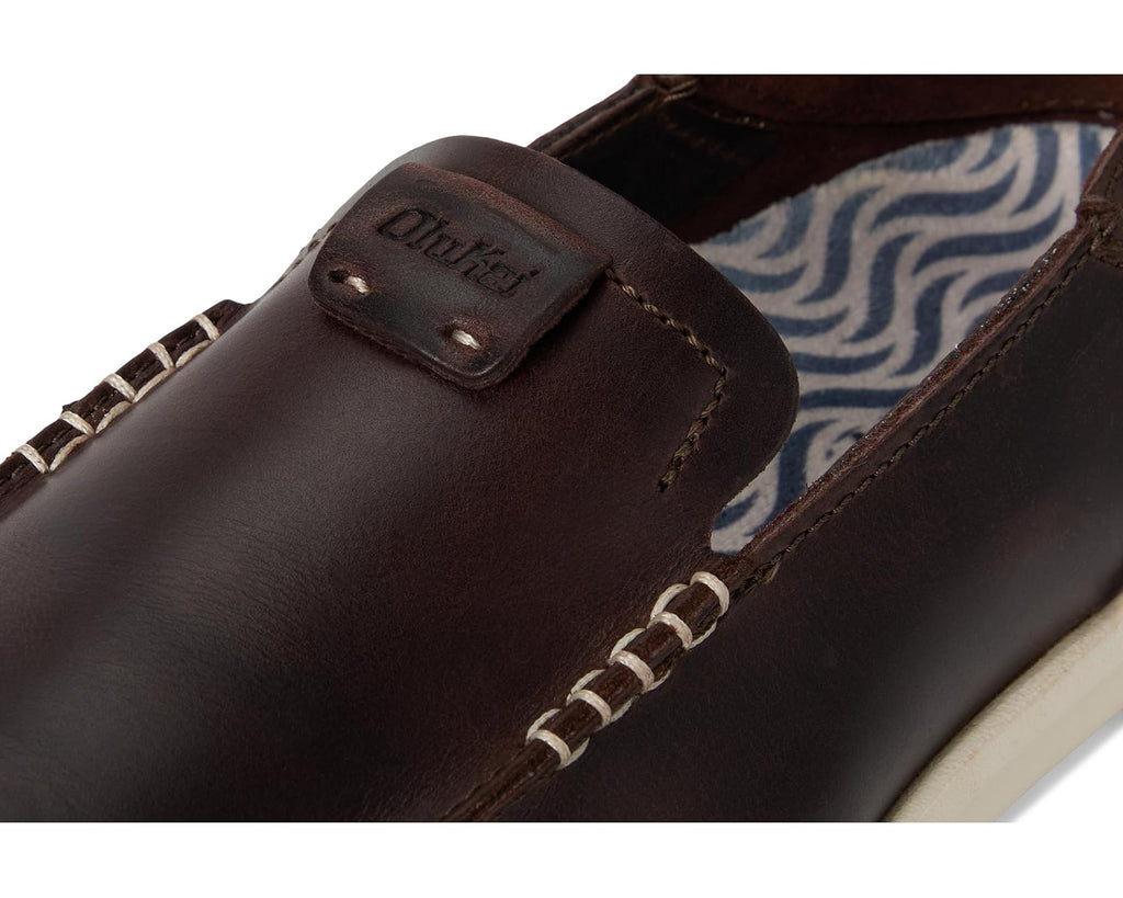Men's OluKai Kakaha Dark Java/Dark Java