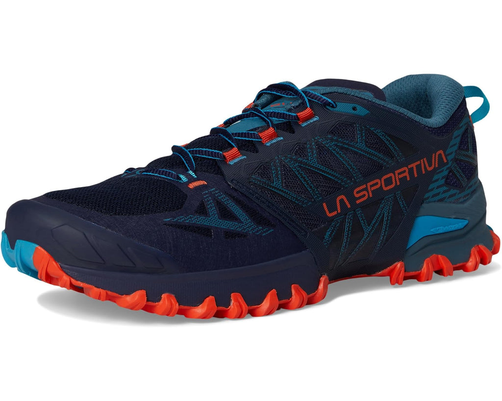 Men's La Sportiva Bushido III Deep Sea/Cherry Tomato