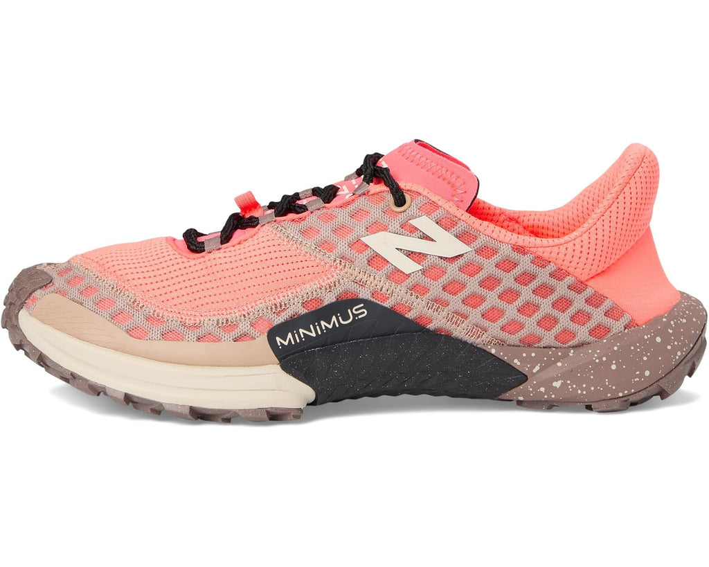 Men's New Balance Minimus Trail Urgent Red/Flat Taupe/Bisque