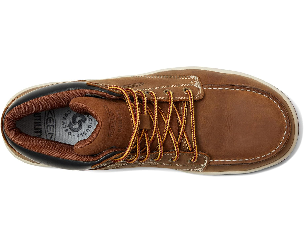 Men's KEEN Utility Gibson Boots (Carbon-Fiber Toe) Belgian/Gum