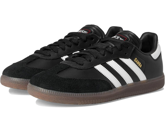 Men's adidas Samba Indoor Soccer Shoes Black/White/Vivid Red