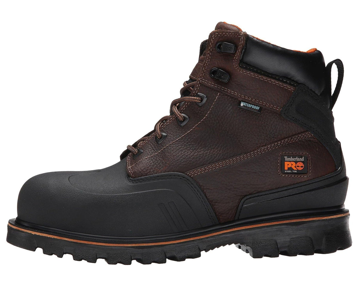 Men's Timberland PRO 6 Rigmaster XT Steel Safety Toe Waterproof Brown