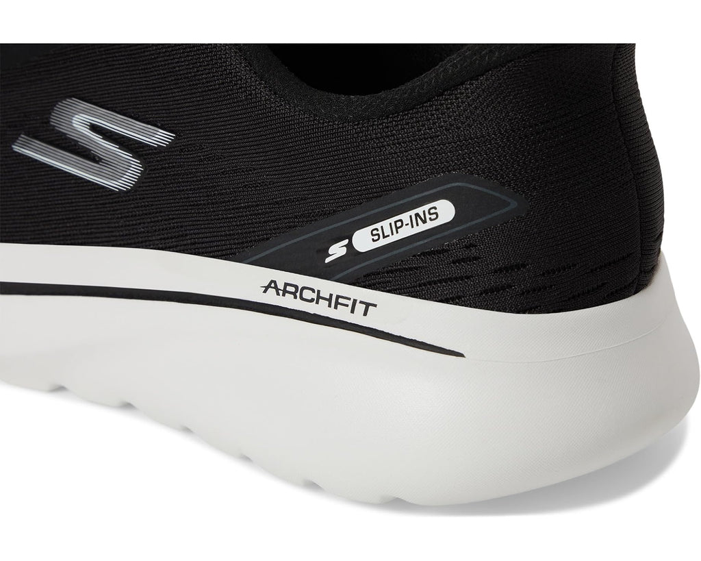 Men's SKECHERS Performance Go Walk Arch Fit N-joy Nobend Hands Free Slip-in Black/White