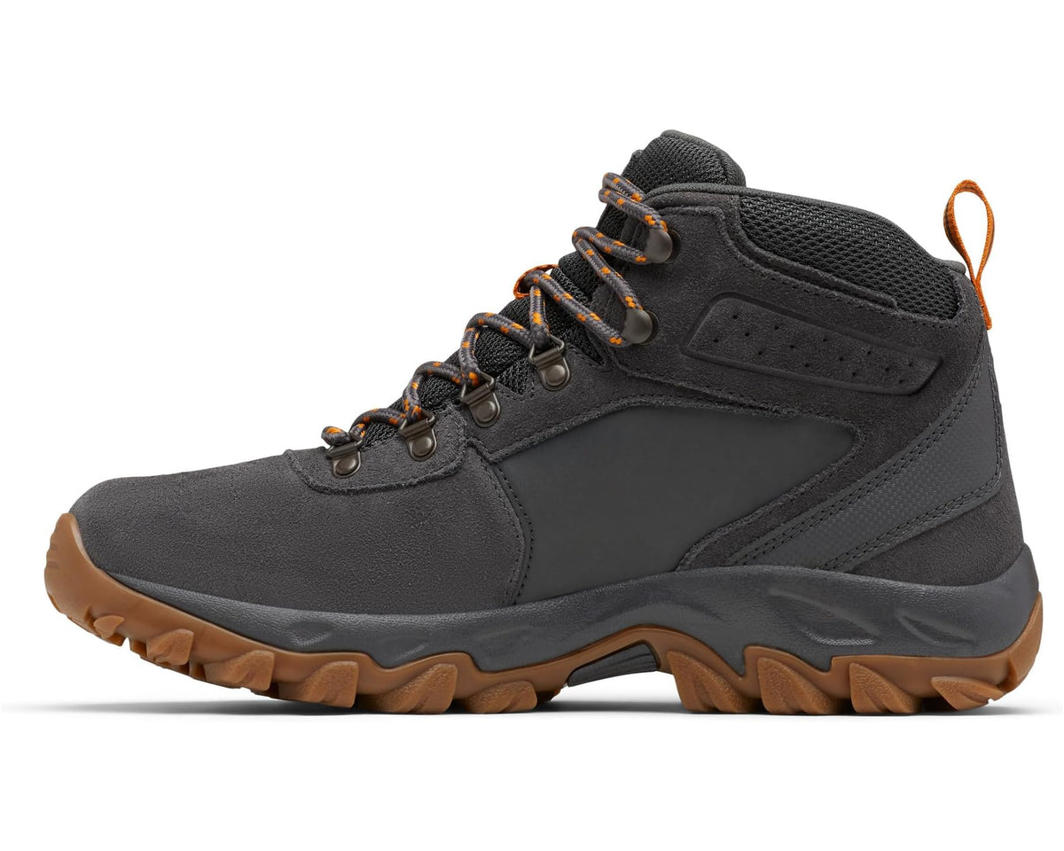 Men's Columbia Newton Ridge Plus II Suede Waterproof Dark Grey/Gold Amber