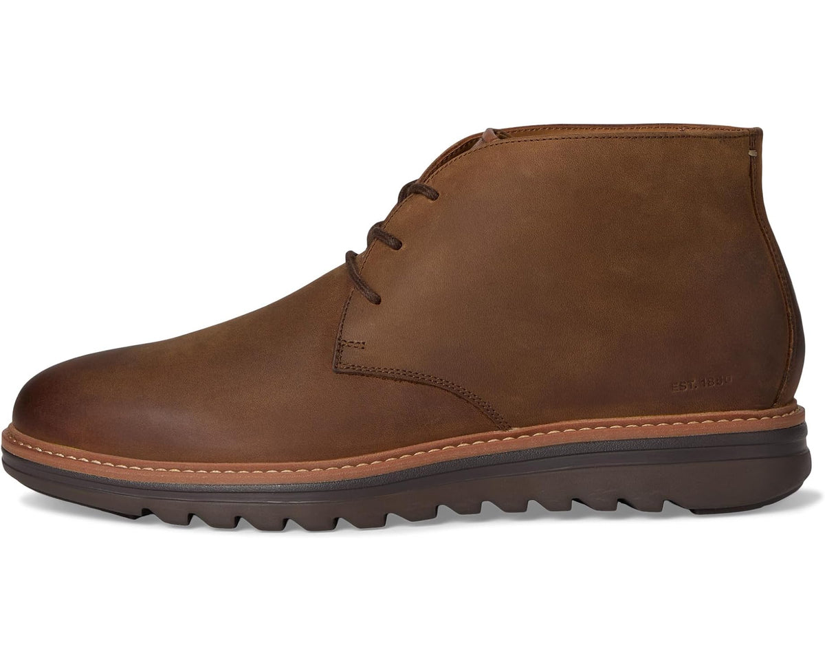 Men's Johnston & Murphy Braxton Chukka Brown Oiled Full Grain