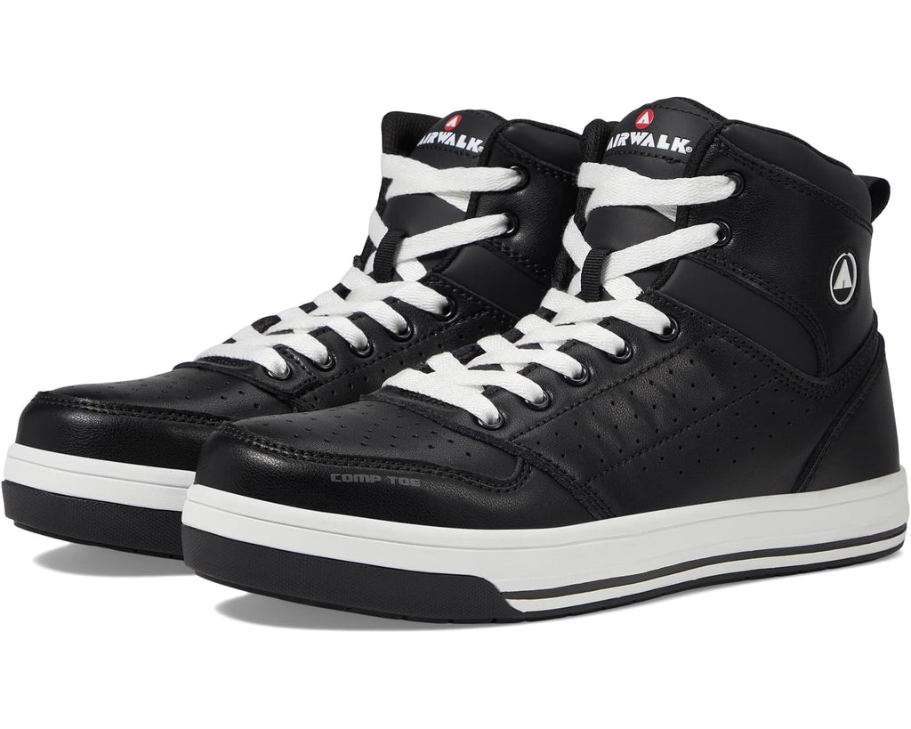 Men's Airwalk Work Arena Mid Comp Toe EH SR White/Black