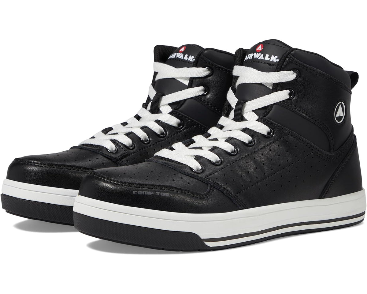 Men's Airwalk Work Arena Mid Comp Toe EH SR White/Black