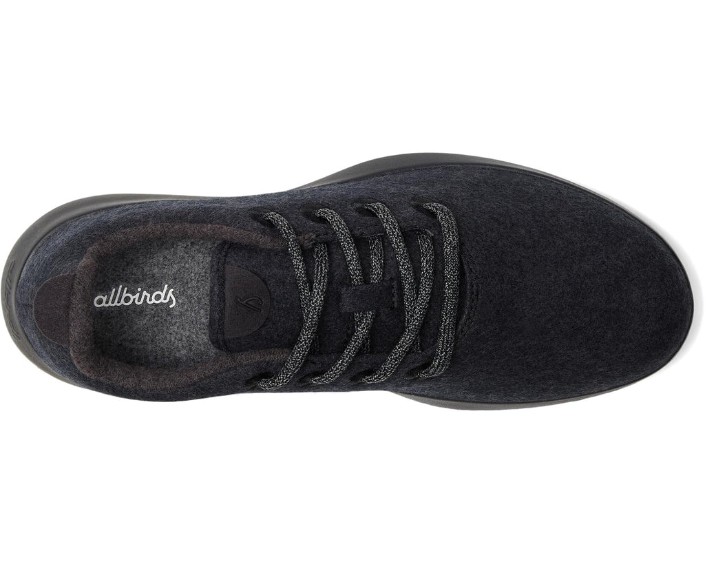Men's Allbirds Wool Runner Natural Black (Black)