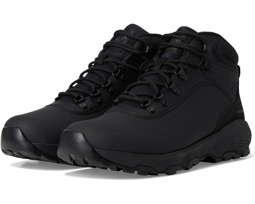 Men's Columbia Newton Wander Leather Black/Shark