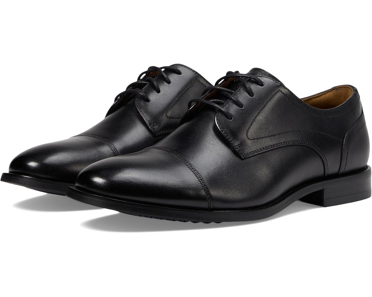 Men's Florsheim Rucci Cap Toe Oxford Black/Black Sole