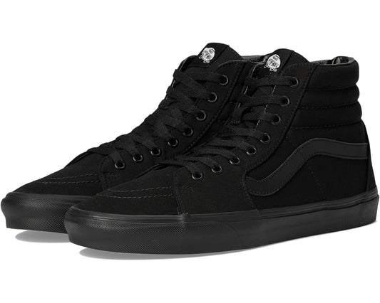 Unisex Vans SK8-Hi Wide Canvas Black/Black