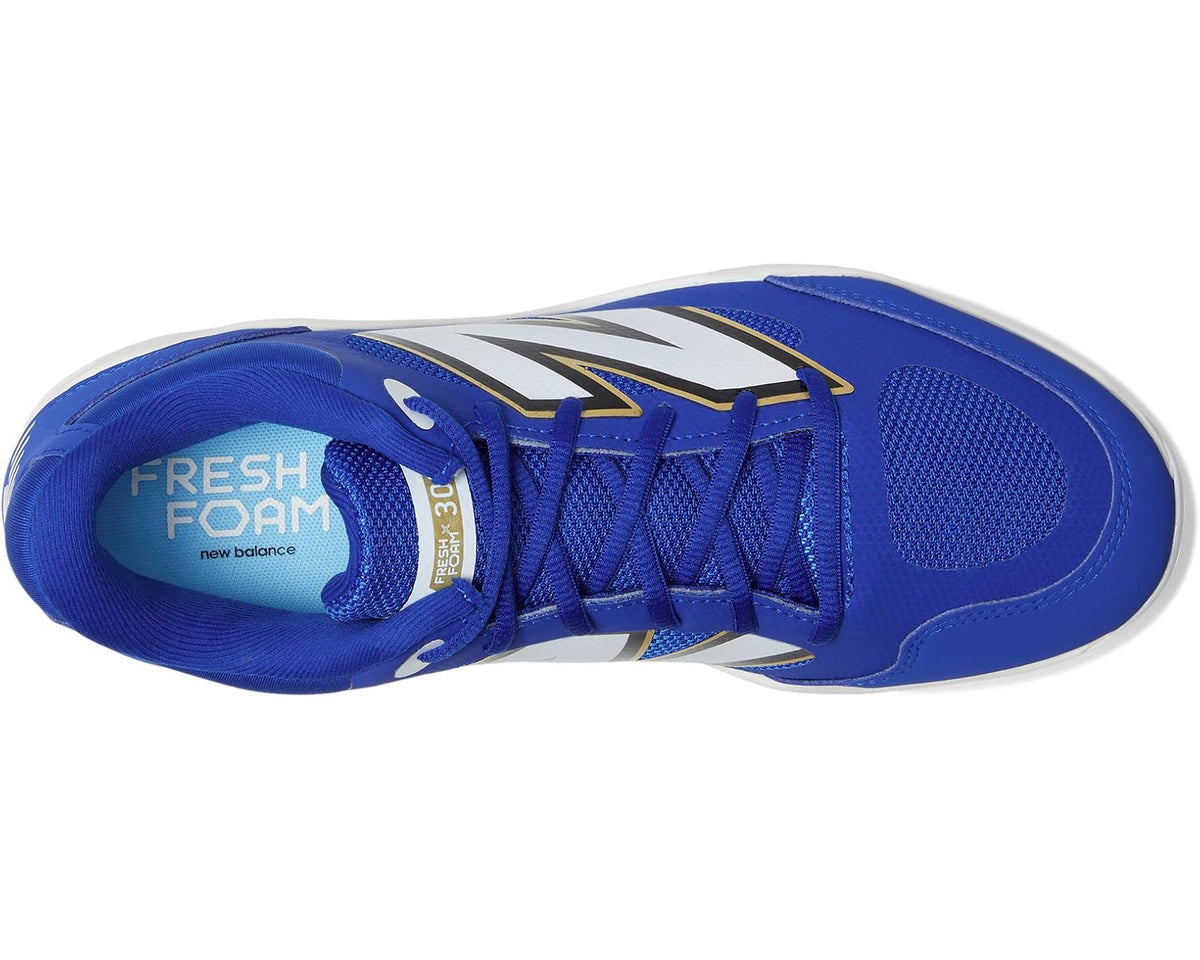 Men's New Balance Fresh Foam 3000v7 Molded Baseball Cleats Team Royal/White