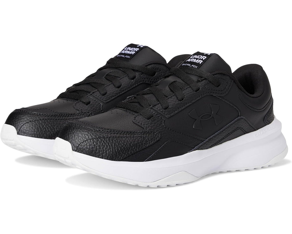 Men's Under Armour Edge Leather Black/Black/White