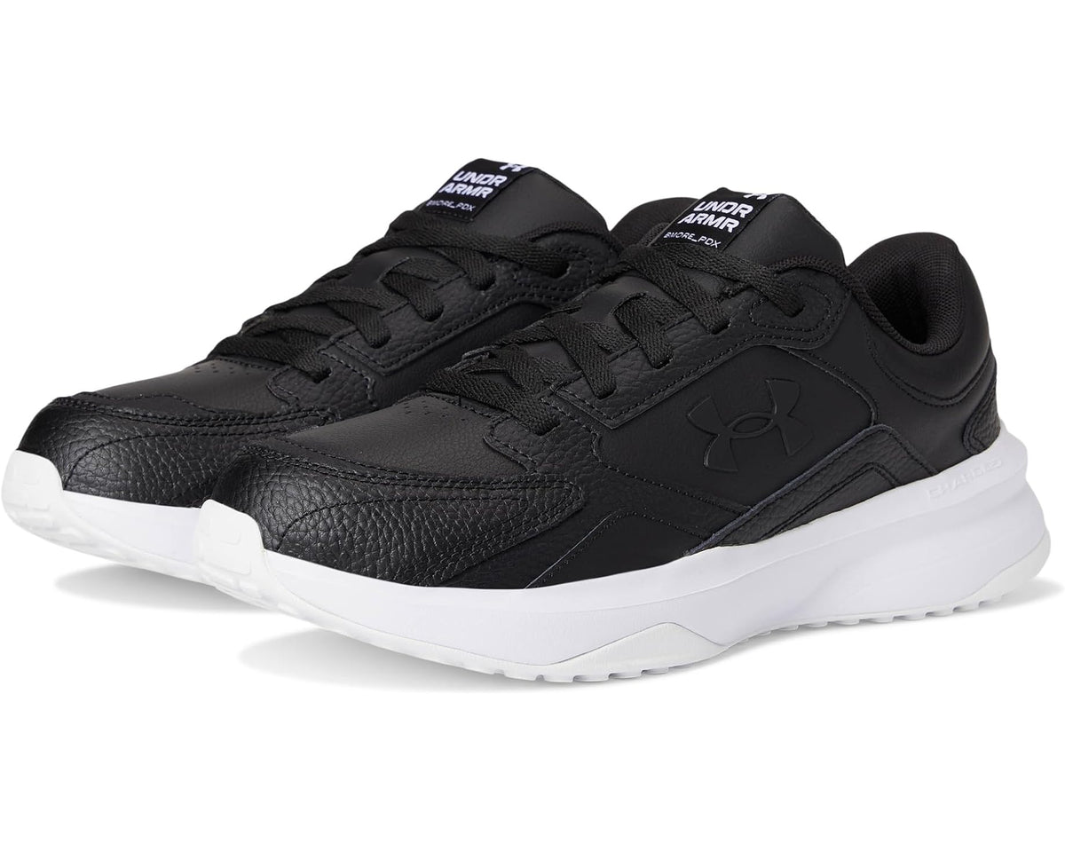 Men's Under Armour Edge Leather Black/Black/White