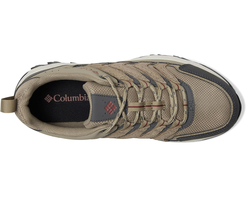 Men's Columbia Strata Trail Low Waterproof Pebble/Spice