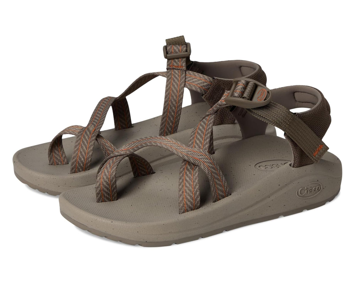 Men's Chaco Cushz Toe-Loop Frond Truffle