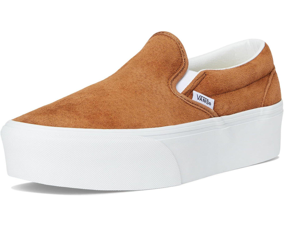 Men's Vans Classic Slip-On Stackform Nubuck Chipmunk