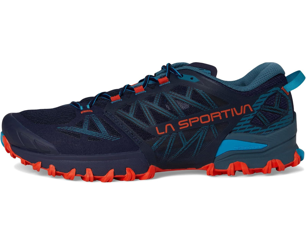 Men's La Sportiva Bushido III Deep Sea/Cherry Tomato
