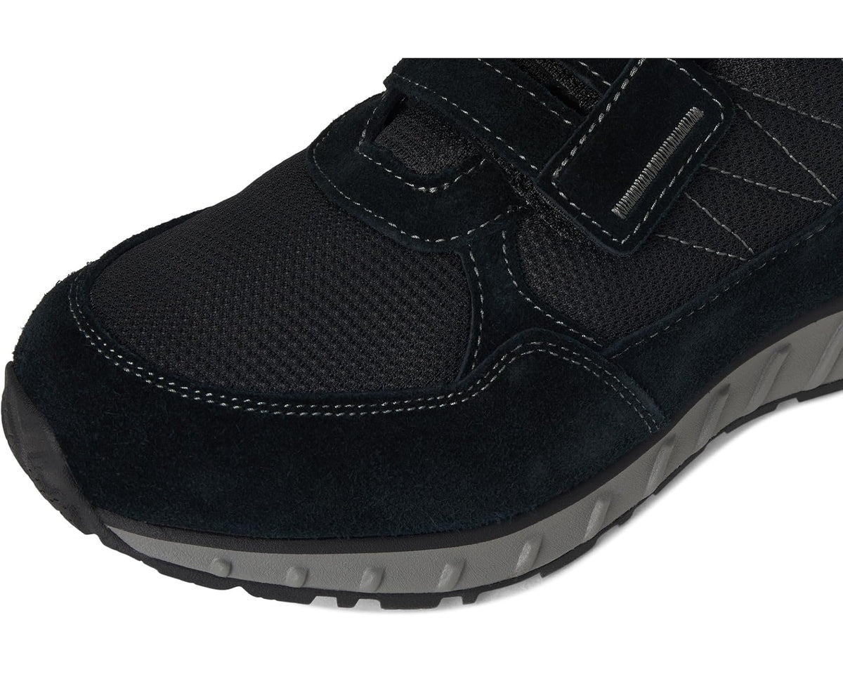 Men's L.L.Bean Snow Sneaker 5 Boot Mid Water Resistant Insulated Hook-and-Loop Black/Black