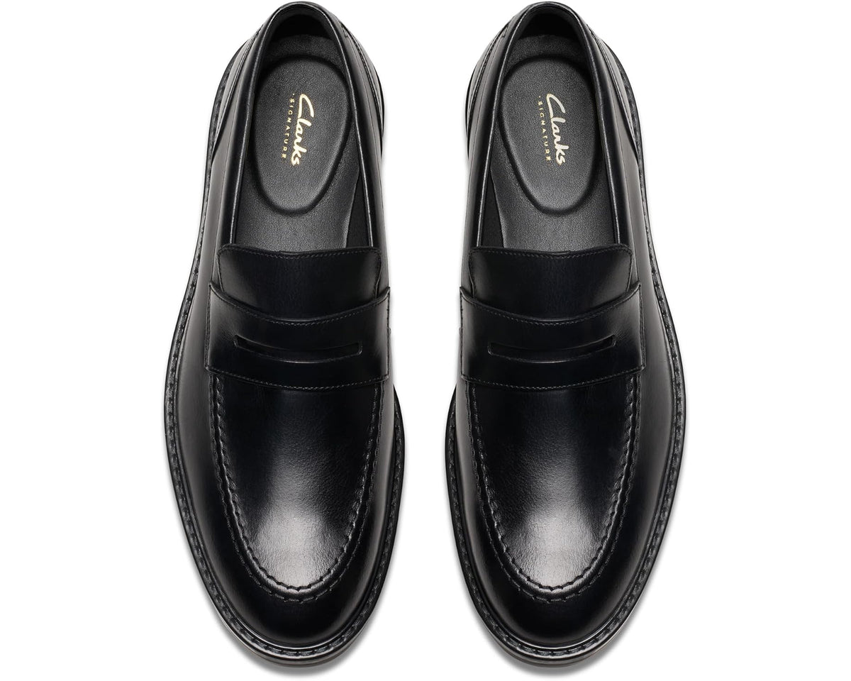 Men's Clarks Aldwin Step Black Leather