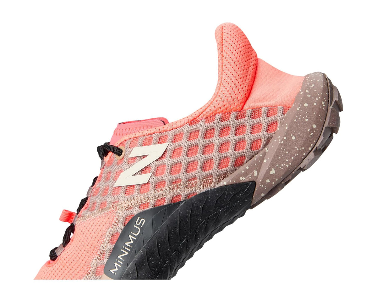 Men's New Balance Minimus Trail Urgent Red/Flat Taupe/Bisque