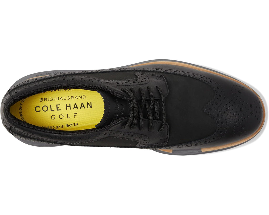 Men's Cole Haan Originalgrand Tour Golf Waterproof Black/Natural/Quiet Shade
