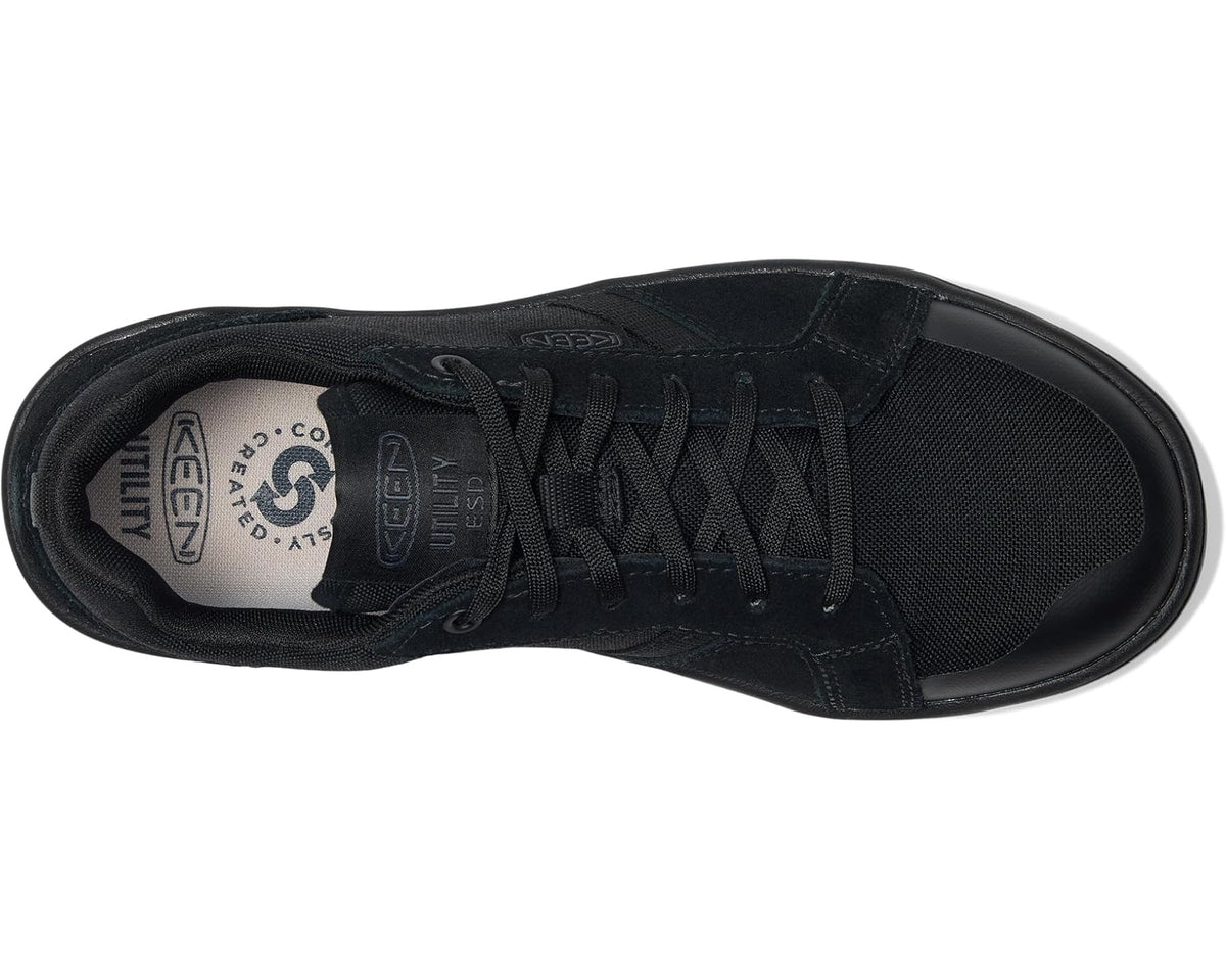 Men's KEEN Utility Kenton ESD Work Shoe (Soft Toe) Black/Black