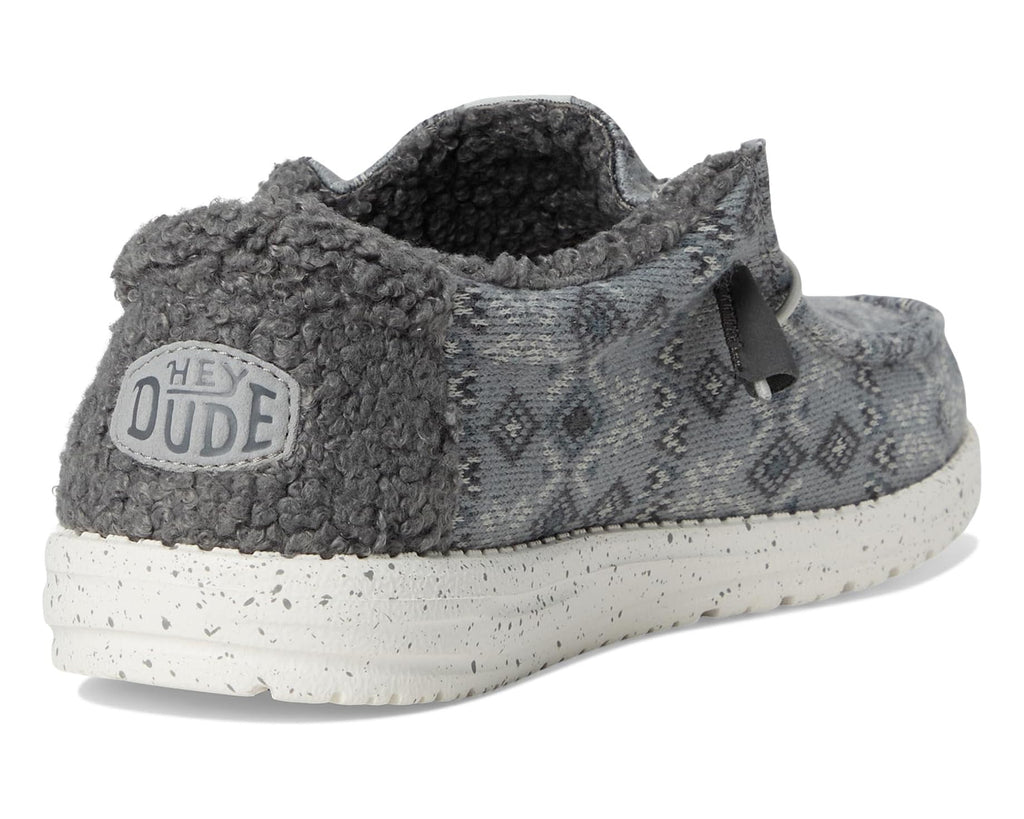 Men's Hey Dude Wally Sweater Monument Grey/Multi