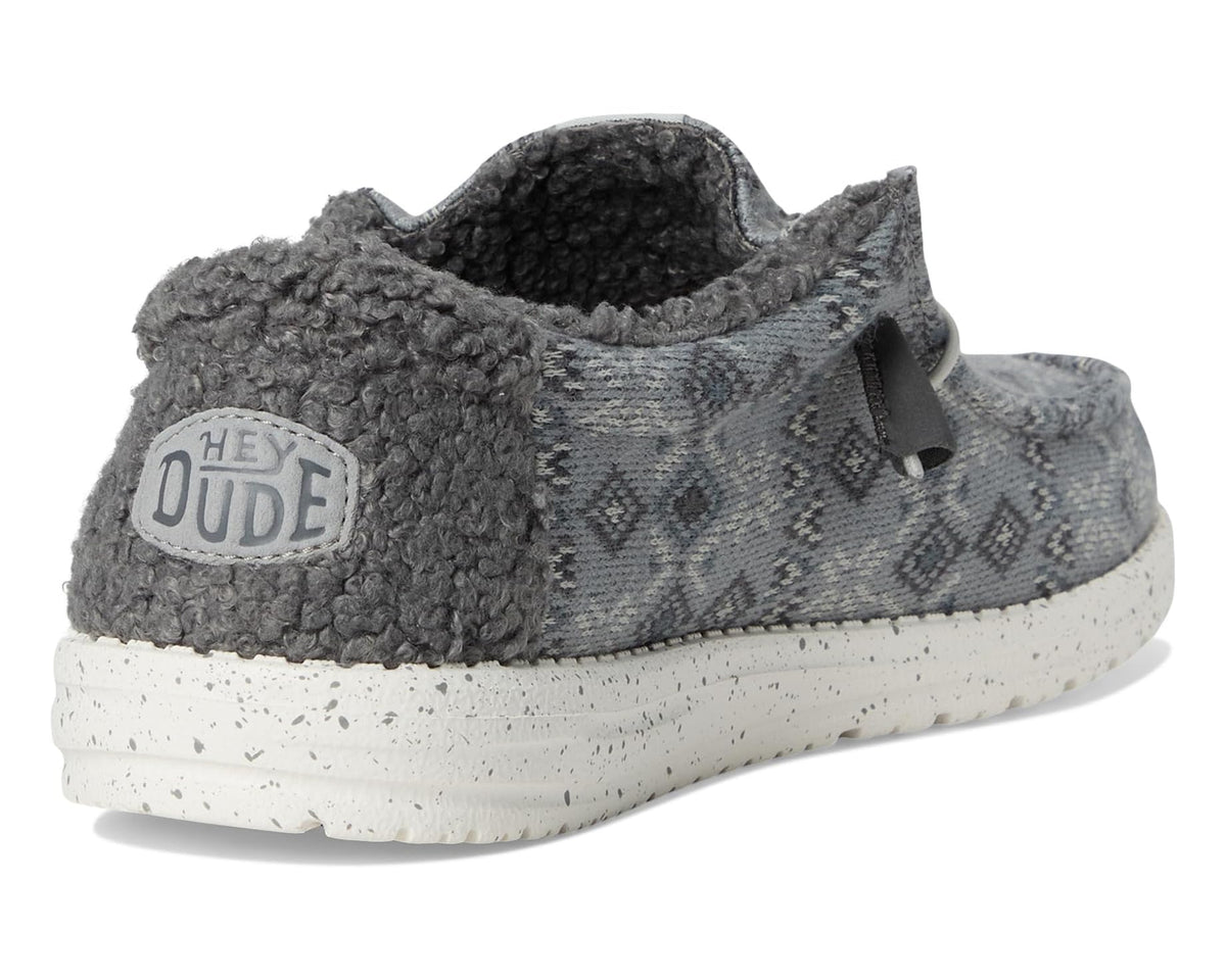 Men's Hey Dude Wally Sweater Monument Grey/Multi