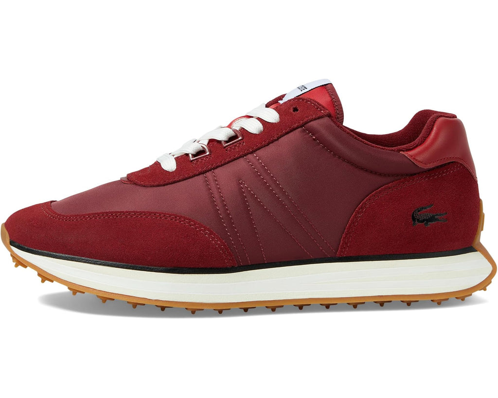 Men's Lacoste L-Spin Sneakers Burgundy/Gum