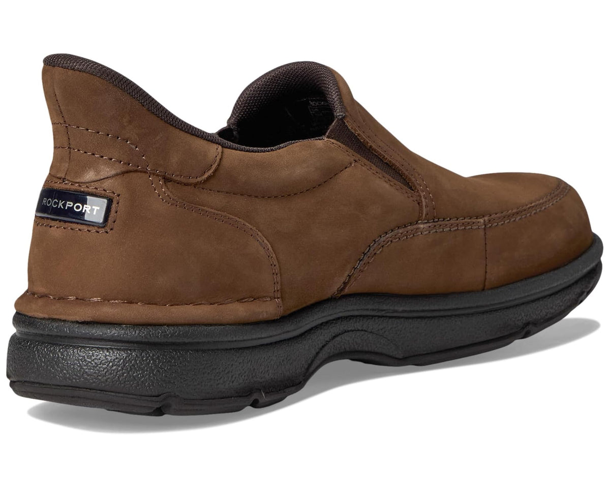 Men's Rockport Ellworth Dark Brown Leather